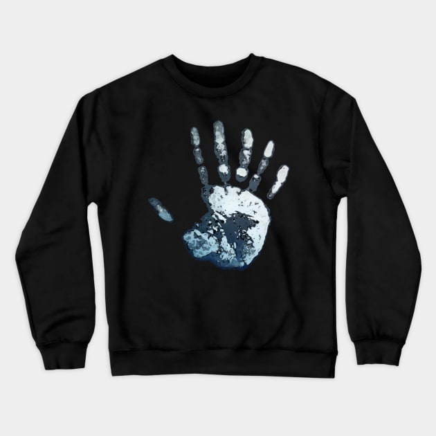 Twilight and scary SIX FINGER HAND Crewneck Sweatshirt by EDDArt